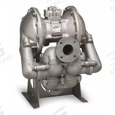 SANDPIPER Double Diaphragm Pump: 316 Stainless Steel Body, 3 in, NPT Connection, 260 gpm - Stainless Steel Housing AODD Pumps