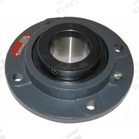 SEALMASTER 4 Bolt Flange Bearing: Tapered Roller, 3 in Bore, Cast Iron, Set Screws, 8 3/4 in Lg (MPN RFP 300). Key specifications — Bore Type: Cylindrical; Brand: SEALMASTER; Lubricant Material: NLGI #2 Equivalent; Mounting Bolt Size: 5/8 in; System of Measurement: Inch.