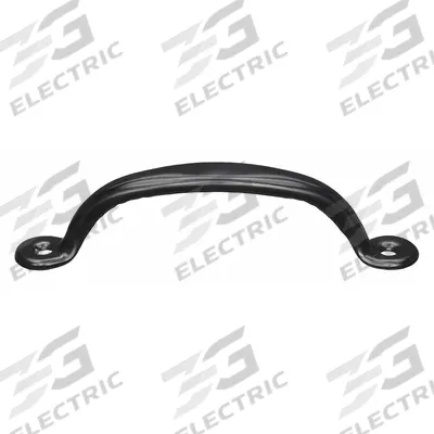 APPROVED VENDOR Pull Handle: Unthreaded Holes, Steel, Black, #6 Screw Size - Standard Pull Handles