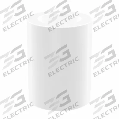 OILITE Sleeve Bearing: PTFE, 1/4 in Bore, 3/8 in OD, 1/2 in Overall Lg, White - Chemical- & Heat-Resistant Plastic Sleeve Bearings