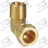 PARKER Compression Fitting Elbow: 3/4 in OD x 3/4 in Pipe Fitting Size, Compression x MNPT, 5 PK (MPN 169CA-12-12). Key specifications — Brand: PARKER.