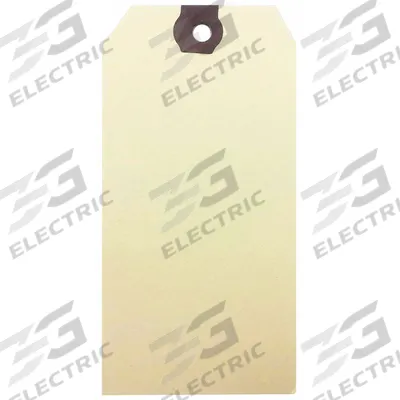 APPROVED VENDOR Shipping Tag: #12, 8 in Tag Ht, 4 in Tag Wd, 15 Points, Manila, Paper - Manila Shipping Tags