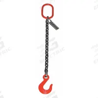 LIFTALLOY Single Leg Chain Sling: 9/32 in Chain Trade Size, 100 Chain Grade, Grab Hook, Alloy Steel (MPN 932SOGW10X6). Key specifications — Hook Type Included: Grab Hook; Brand: LIFTALLOY.