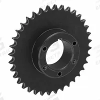 TSUBAKI Single Strand Sprocket: For 60 Chain, 36 Teeth, 8.606 in Pitch Dia, 9.023 in Outside Dia (MPN 60Q36). Key specifications — Brand: TSUBAKI; Required Bushing Series: Q1.