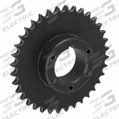 TSUBAKI Single Strand Sprocket: For 60 Chain, 36 Teeth, 8.606 in Pitch Dia, 9.023 in Outside Dia (MPN 60Q36). Key specifications — Brand: TSUBAKI; Required Bushing Series: Q1.