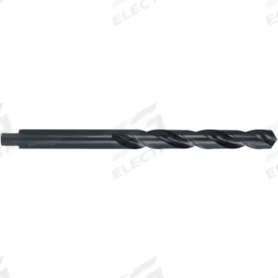 CHICAGO-LATROBE Taper Length Drill Bit: 13/64", 118° Point, Black Oxide HSS - Tang-Shank High-Speed Steel Taper-Length Drill Bits