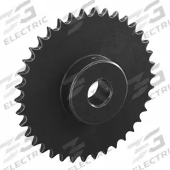 TRITAN Roller Chain Sprocket: 50, For 5/8 in Chain Pitch, 1 1/4 in Bore Dia, 38 Teeth, Steel (MPN 50BS38 X 1 1/4). Key specifications — Brand: TRITAN.