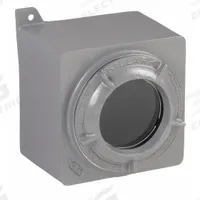 HUBBELL KILLARK Hazardous Location Enclosure: Enclosure and Lens Cover, 6 in x 8 in x 7 in, Screws (MPN GRM-375L). Key specifications — Brand: HUBBELL KILLARK; Closure Method: Screws.