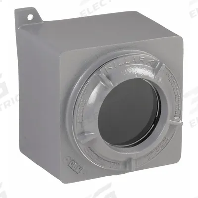 HUBBELL KILLARK Hazardous Location Enclosure: Enclosure and Lens Cover, 6 in x 8 in x 7 in - Enclosures with Lens Cover
