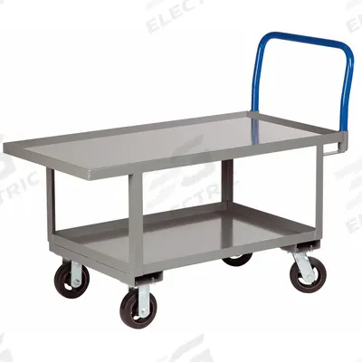 LITTLE GIANT Platform Truck: 2,000 lb, 48 in L x 30 in W x 26 in H Deck, Solid, 12 ga Deck - Work-Height Platform Trucks