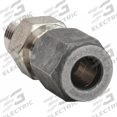 PARKER Compression Fitting Adapter: 3/8 in OD x 3/8 in Pipe size, 9/16-18 Thread Size - Flareless Bite-Type Stainless Steel Compression Fittings