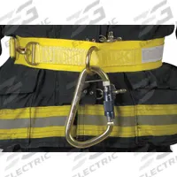 GEMTOR Ladder Escape Belt: Nylon, Quick Connect, Universal, Fits 32 in to 54 in Waist (MPN 532NYC-2). Key specifications — Brand: GEMTOR; Standards: NFPA 1983; Fits Waist Size: 32 in to 54 in; Hardware Material: Steel; Webbing Materials: Nylon; Buckle Type: Quick Connect.