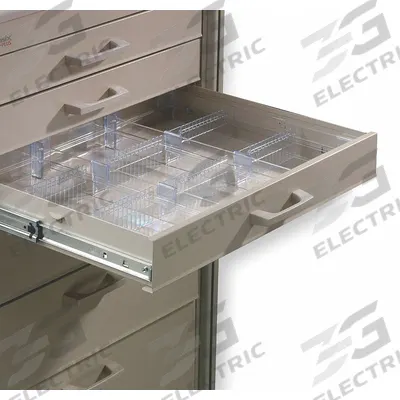 METRO Drawer Divider Kit for Medical Carts: 2 1/2 in Overall Ht, 1/2 in Overall Wd - Drawer Divider Kits for Medical Carts