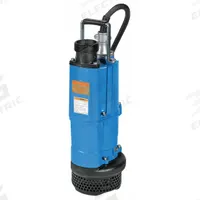 TSURUMI Plug-In Utility Pump: 3 hp, 5/16 in Max. Dia. Solids, Continuous Duty, 240V AC, Aluminum, NK (MPN NK4-22L). Key specifications — Shaft Seal Material: Silicone; Impeller Material: High Chrome; Rated Voltage: 240V AC; Volute Material: Iron; Brand: TSURUMI.