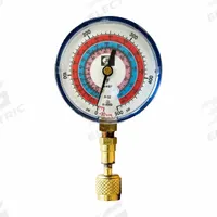 JB INDUSTRIES Test Gauge: Test Gauge, 0 psi to 800 psi, Non-Liquid Filled, 3 1/8 in Dia, Blue (MPN QC-G861). Key specifications — Brand: JB INDUSTRIES; Accuracy: ± 1%; Color: Blue; Calibration Certificate Type: Not Certified; For Refrigerant Type: R-410A.