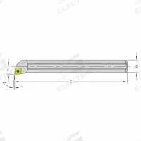 ULTRA-DEX USA Indexable Boring Bar: HM10J SCLCL2 (MPN 940-000-045). Key specifications — attr257292: HM10J SCLCL2.