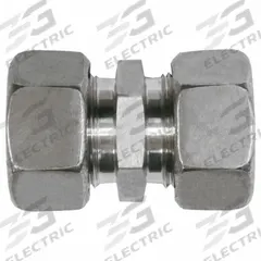 BRENNAN INDUSTRIES Compression Fitting Adapter: 20 mm OD x 20 mm OD size, Compression x Compression (MPN D2403-S20-S20-SS). Key specifications — Series: Volz; Brand: BRENNAN INDUSTRIES.