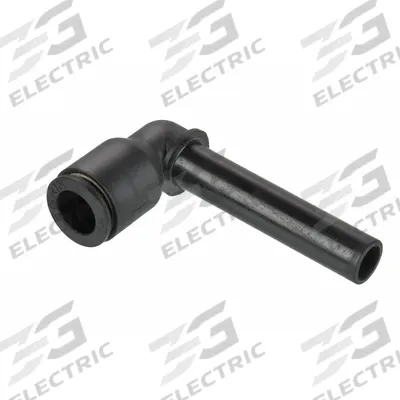 LEGRIS Push-Fit Elbow Fitting: 6 mm OD x 8 mm OD Size, Push-to-Connect x Push-to-Connect - Nylon & Nickel-Plated Brass Tube Fittings