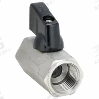APPROVED VENDOR Manual Two-Way Ball Valve: 3/8 in Nominal Valve Size, 316 Stainless Steel, One-Piece (MPN G-SSMF-38NL). Key specifications — Brand: APPROVED VENDOR; Handle: Wedge.