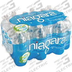 NIAGARA Bottled Water: 1,596 Cases, 24 Water Bottles per Case (MPN NIA05L24-1596). Key specifications — Brand: NIAGARA.