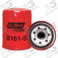 BALDWIN FILTERS Oil Filter: B161-S, LF3776, M20-1.50 Thread Size, 4 1/16 in Overall Ht, Oil, Spin-On. Key specifications — Baldwin Interchange: B161-S; FleetGuard Interchange: LF3776; Brand: BALDWIN FILTERS; Compatible Vehicle Make: Kubota; Includes: Anti-Drainback Valve; Media Material: Cellulose.