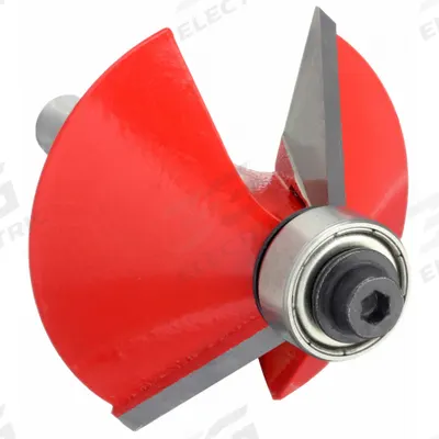 FREUD Chamfer Profile Router Bit: Fractional Inch, Carbide, 1 11/32 in Cutter Dia. - Chamfer Profile Router Bits