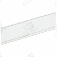 TRI-DEX Label Holder: 3 in x 1 in, Clear, Slide-In, 25 Label Holders, Snap-On, Plastic, 25 PK (MPN TR-1300). Key specifications — Color: Clear; Label Attachment Type: Slide-In; Finish: Smooth; Mounting Type: Snap-On; Material: Plastic; Brand: TRI-DEX.
