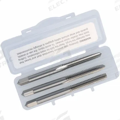 CHICAGO-LATROBE Tap Kit: #5-44 UNF, H2 / 2B, 3 Flute - Three-Piece Hand Tap Sets