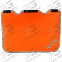 KASK Safety Helmet Neck Shade: Fluorescent Orange, Elastane/Polyamide (MPN WAC0024-222). Key specifications — Head Protection Color: Fluorescent Orange; Material: Polyamide; For Use With: Superplasma PL Hi Viz Helmet; Brand: KASK.