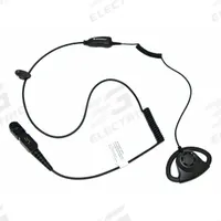 MOTOROLA Earpiece: Fits Motorola, For SL3000/XPR 3000/XPR 3000e Series, D-Ring, Push To Talk, Black (MPN PMLN6757A). Key specifications — attr921014: GCAI; attr921008: SL3000; attr921002: Yes; attr920998: PMLN6757A; attr921012: MOTOROLA.