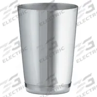 TABLECRAFT PRODUCTS COMPANY Bar Shaker: 16 fl oz Capacity, 4 5/8 in Overall Ht, 1 Pieces, Steel (MPN 76)