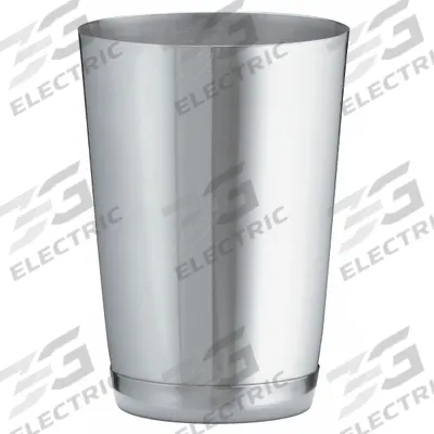 TABLECRAFT PRODUCTS Bar Shaker: 16 fl oz Capacity, 4 5/8 in Overall Ht, 1 Pieces, Steel (MPN 76) - Furnishings, Appliances and Hospitality
