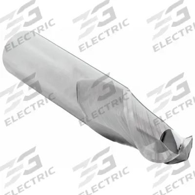 CLEVELAND Ball End Mill: Carbide, 2 Flute, 7/8" Mill Dia, 1-1/2" LOC, 4" OAL (MPN C60969) - Carbide Ball End Mills for Aluminum