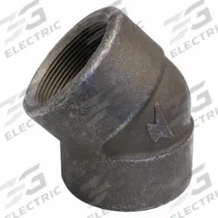 ANVIL Metal Pipe Elbow: 3/4 in x 3/4 in, Female NPT Threaded x Female NPT Threaded, Steel, 45° Elbow (MPN 0361012800). Key specifications — Maximum Operating Pressure: 2,000 psi @ 150° F; (DO NOT SEND) Manufacturer Location: Globally Sourced.