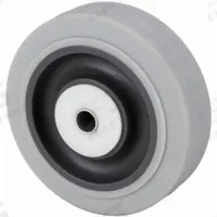 APPROVED VENDOR Caster Wheel: 4 in Wheel Dia., 1 1/2 in Wheel Wd, Rubber, 275 lb Load Rating, Gray (MPN 26Y358). Key specifications — Wheel Core Material: Polypropylene; Wheel/Tread Color: Gray; Brand: APPROVED VENDOR.