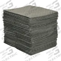 BRADY SPC ABSORBENTS Sorbent Pad: 33 oz Volume Absorbed Per Pad, Polypropylene, Perforated, 100 PK (MPN MRO100). Key specifications — Brand: BRADY SPC ABSORBENTS; Perforated: Perforated; Material: Polypropylene.