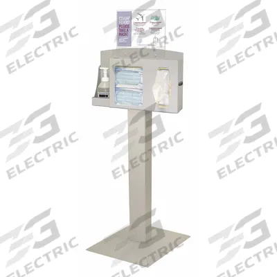 BOWMAN DISPENSERS Respiratory Hygiene Station: 18 in Overall Wd, 18 in Overall Dp - Airborne Infection Dispensers