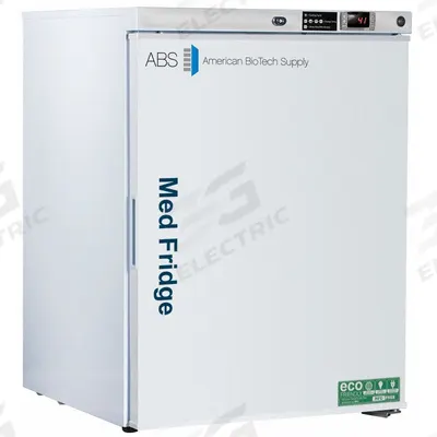 AMERICAN BIOTECH SUPPLY Lab Refrigerator: 5.2 cu ft, Undercounter, 2°C to 7°C - Pharmacy & Vaccine Refrigerators