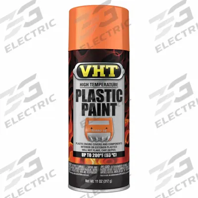 VHT Automotive Paint: Exterior/Interior, Solvent, Solvent-Based, Plastic, No Texture - High Heat Paint for Plastics