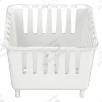 ZURN Strainer: Plastic, 7 in Overall Wd, 4 3/4 in Overall Ht, Unfinished, Drop-In (MPN P1910-23-PLASTIC). Key specifications — Brand: ZURN; Finish: Unfinished; Color: White; Material: Plastic; Connection Type: Drop-In; Grate Surface Style: Slotted; Product Type: Strainer.
