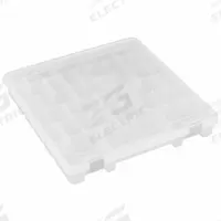 FLAMBEAU Compartment Box: 14 in x 15 in x 2 in, Clear, Not Electrostatic Discharge Conductive (MPN T9101AT). Key specifications — ESD Conductive: Not Electrostatic Discharge Conductive; Color: Clear; Brand: FLAMBEAU; Material: Plastic.
