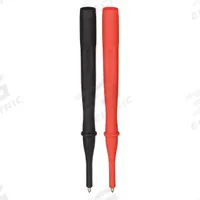 FLUKE Test Probe: CAT III 1000V/CAT IV 600V, Std Probe, 9 in Lg, Black/Red, 1,000 V Max Volt (MPN TP38). Key specifications — Color: Black/Red; Brand: FLUKE.