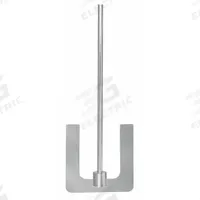 CAFRAMO Paddle: Paddle, BDC1850/BDC2002/BDC2010/BDC3030/BDC6015, Stainless Steel, 3/8 in Shaft Dia (MPN U055). Key specifications — Brand: CAFRAMO; Blade Material: Stainless Steel; Blade Shape: Anchor; Compatible with Manufacturer Model Number: BDC6015; Shaft Material: Stainless Steel.