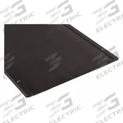 NATIONAL GUARD Reinforced Safety Seal: 7 ft Lg, 10 in Wd, 3/16 in Ht (MPN 1000RDKB-10x84). Key specifications — Insert Material: Neoprene; Flange Material: Aluminum; Brand: NATIONAL GUARD.