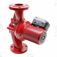 Circulating Pump: 2 3/4 hp HP, 460V AC, Cast Iron, 2, 53 ft Max. Head, 19 in Face to Face, Inline (MPN 96402921). Key specifications — Nameplate Voltage: 460V AC; Connection Type: Flange; Brand: GRUNDFOS; Number of Speeds: 2; Includes Volute: Volute Included; Efficiency: Standard Efficiency; System Type: Potable Water.