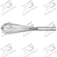 CRESTWARE Whip: 16 in Overall Lg, Stainless Steel Handle, Silver Handle, Silver (MPN PW16). Key specifications — Brand: CRESTWARE; Dishwasher Safe: No; Handle Material: Stainless Steel; NSF Certified: No; Handle Color: Silver.
