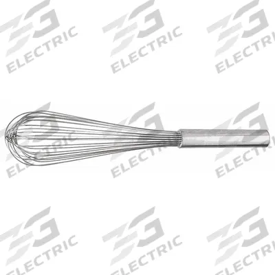 CRESTWARE Whip: 16 in Overall Lg, Stainless Steel Handle, Silver Handle - Whisks