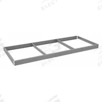 TENNSCO Shelf: 72 in x 30 in, 2,000 lb Load Capacity, Gray, Shelf (MPN ZLCS-7230). Key specifications — Includes: (4) Beams; Shelf Configuration: Single Straight; Color: Gray; Frame Material: Steel; Brand: TENNSCO; Frame Finish: Zinc Plated; Product Type: Shelf.