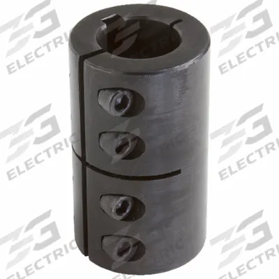 CLIMAX METAL PRODUCTS Rigid Shaft Coupling: 1 1/8 in Bore Dia 1, 1 1/8 in Bore Dia 2 - One-Piece Rigid Shaft Couplings