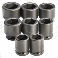 PROTO Impact Socket Set: 3/4 in Drive Size, Small Set (0-50 pieces) Set Size, 8 Pieces, (8) 6-Point (MPN J73103). Key specifications — attr1204251: PROTO; attr1215453: 3/4 in; attr1215454: 1 in to 1-1/2 in.